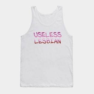 Useless Lesbian Pride Tank Top